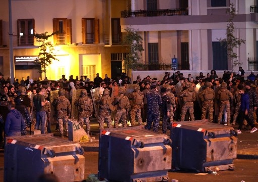 الجيش اللبناني يوقف 16 شخصاً إثر أعمال شغب