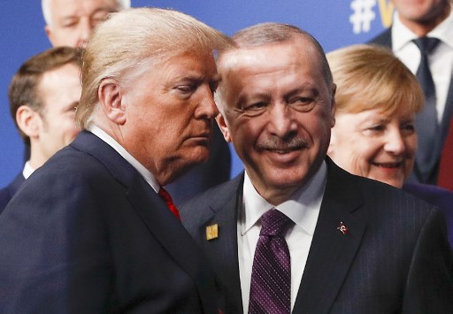 ترمب وأردوغان في قمة حلف الناتو في لندن