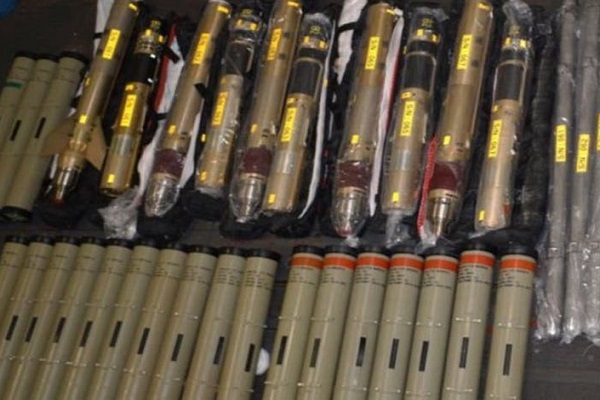واشنطن تنشر صورًا لأجزاء الصواريخ الإيرانية المصادرة