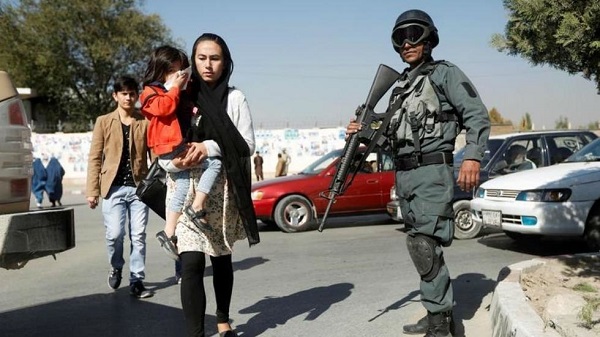 نقطة مراقبة أمنية في كابول. أ ف ب