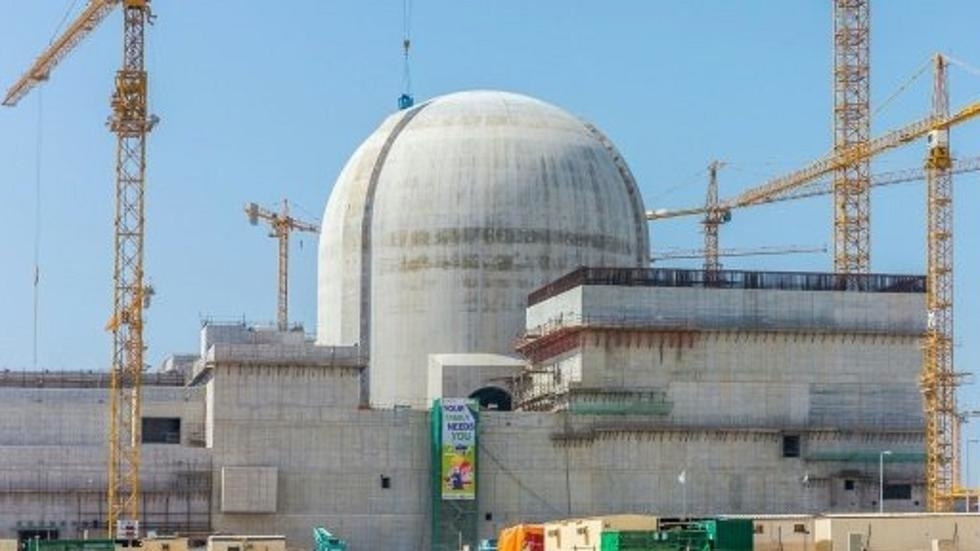 صورة وزعتها مؤسسة الإمارات للطاقة النووية في 1 يونيو/حزيران 2017 لقسم من موقع براكة للطاقة النووية. أ ف ب (أرشيف)