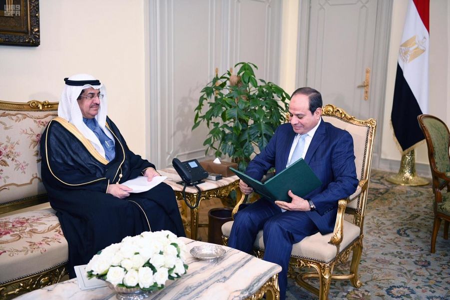 الرئيس المصري يستلم رسالة العاهل السعودي
