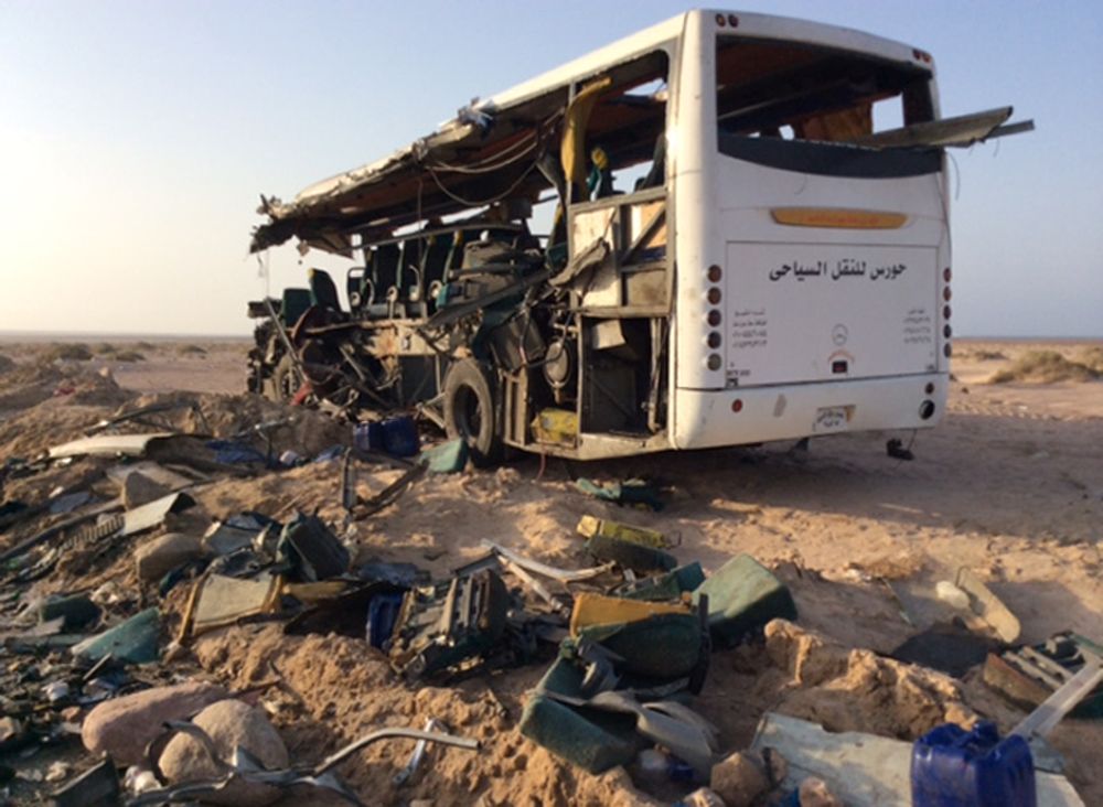 حادث حافلة في مصر في عام 2014- ارشيفية