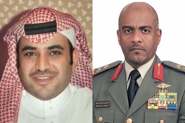 اللواء أحمد عسيري والمستشار سعود القحطاني