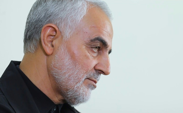 الجنرال الإيراني قاسم سليماني في الأول من تشرين الأول/أكتوبر 2019