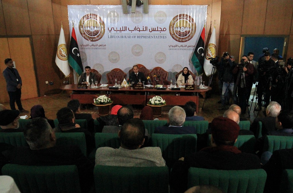  البرلمان الليبي في جلسة طارئة عقدها السبت في شرق البلاد
