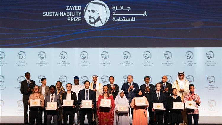 الفائزون العشرة بجائزة زايد للاستدامة 2020