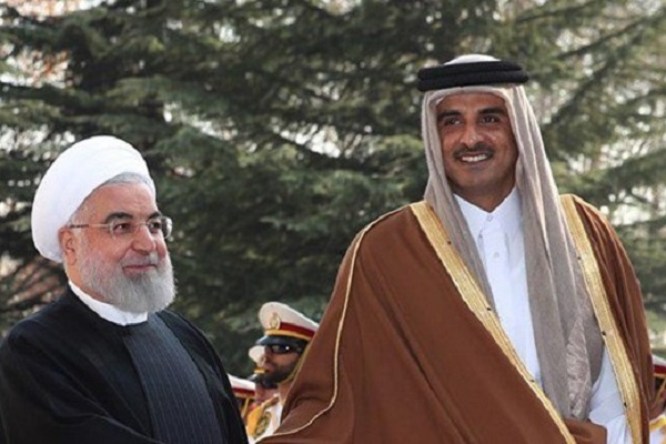 روحاني مستقبلا أمير قطر 