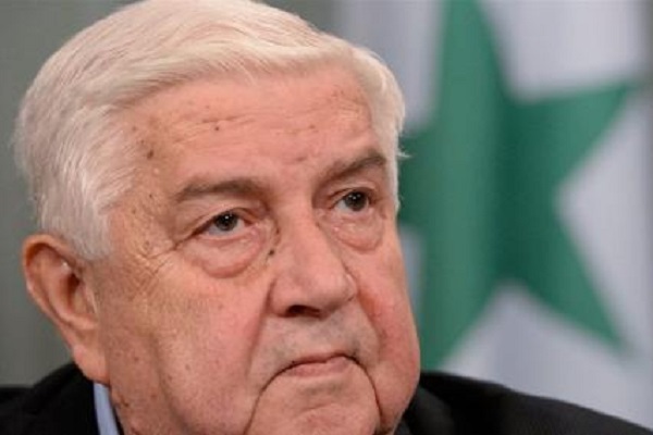 وزير الخارجية السوري وليد المعلم