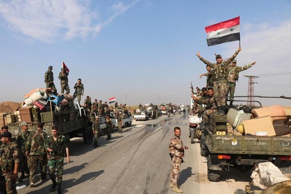 الجيش السوري يعلن تحرير مدينة معرة النعمان