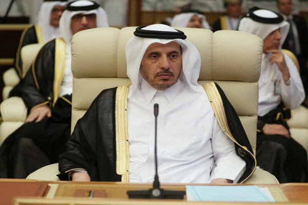  رئيس الوزراء المستقيل عبد الله بن ناصر بن خليفة آل ثاني