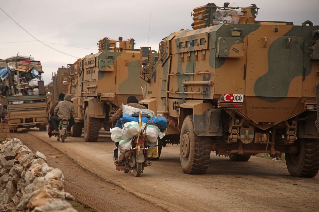 تعزيزات تركية عسكرية تدخل إدلب السورية