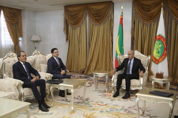 الرئيس الموريتاني يستقبل وزير خارجية المغرب