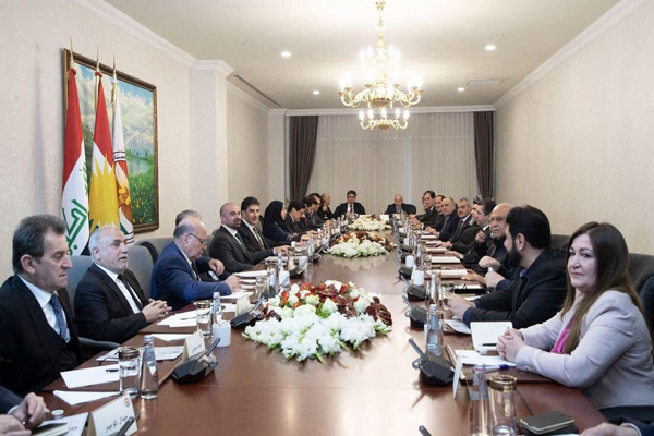 اجتماع الرئاسات الثلاث والقوى السياسية الكردية