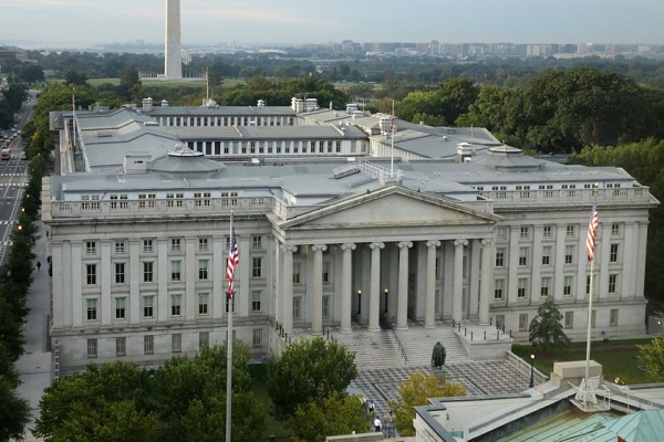 مبنى وزارة الخزانة الأميركية في واشنطن