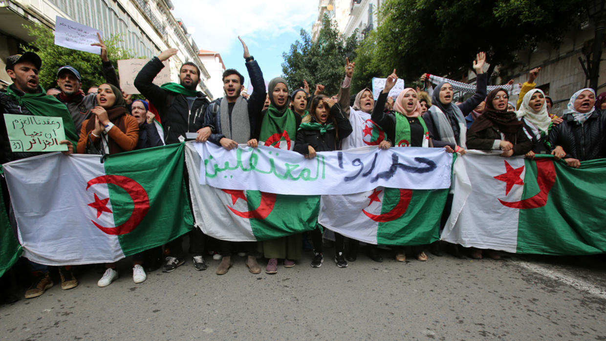 العفو الدولية تطالب بإطلاق سراح متظاهري الجزائر