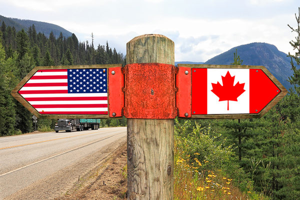 إغلاق الحدود الكندية الأميركية بسبب كورونا