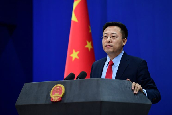 تشاو لي جيان المتحدث باسم وزارة الخارجية الصينية