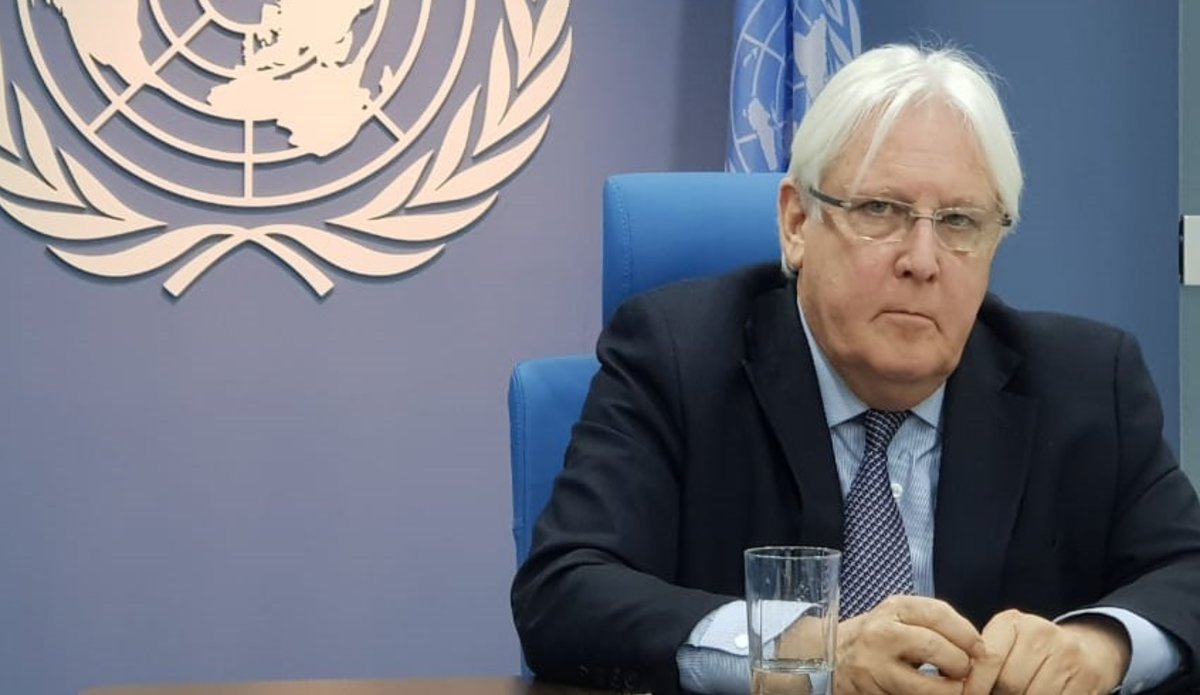 مبعوث الأمم المتحدة إلى اليمن مارتن غريفيث 