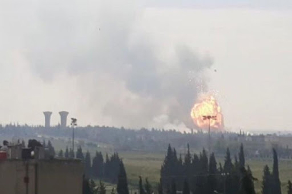 قصف إسرائيلي يستهدف مستودع أسلحة لحزب الله في سوريا
