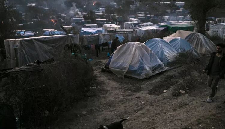 جانب من مخيم موريا في جزيرة ليسبوس اليونانية في 22 كانون الثاني/يناير 2020 اريس ميسينس ا ف ب/ا ف ب/ارشيف
