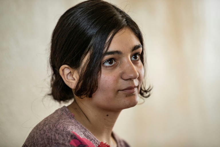 الأيزيدية ليلى عيدو في الحسكة بتاريخ 23 نيسان/أبريل 2020