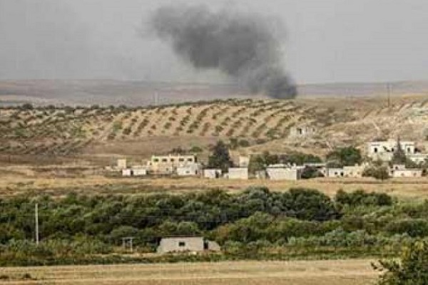 دخان القصف التركي لمناطق شمال العراق