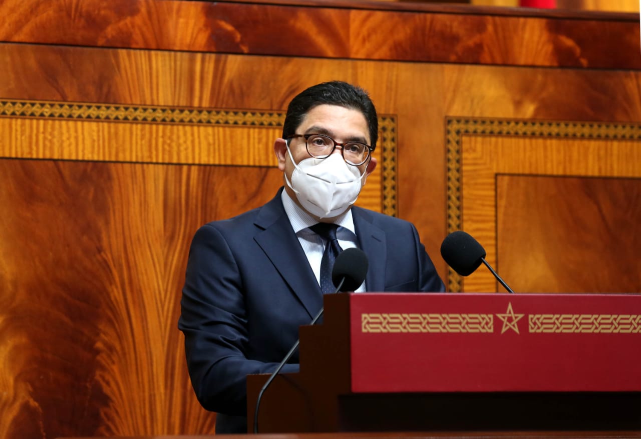 الوزير ناصر بوريطة يتحدث في البرلمان اليوم 