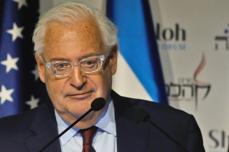 السفير الأميركي لدى إسرائيل مدافع قوي عن مخطط الضم الإسرائيلي