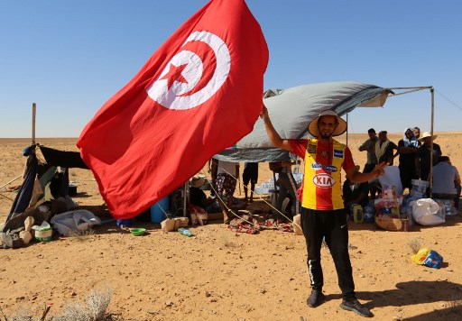 المئات يتظاهرون في جنوب تونس عقب مقتل شاب