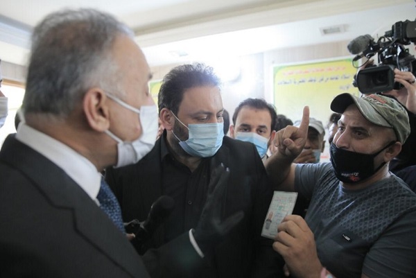 الكاظمي مفتتحا مستشفى جديدا لمعالجة مرضى فيروس كورونا