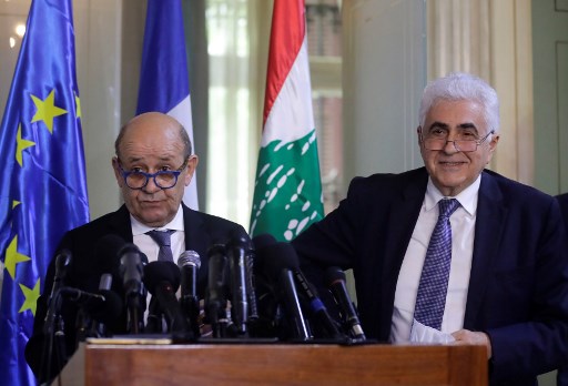 لودريان يحث السلطات اللبنانية على تنفيذ إصلاحات 
