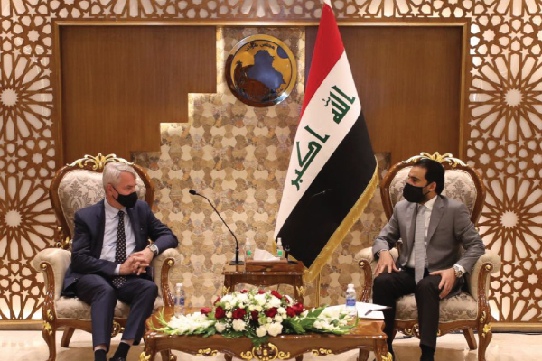 وزيرا خارجية العراق وفنلندا في بغداد اليوم