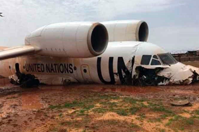 هبوط صعب لطائرة تابعة للأمم المتحدة في مطار غاو في شمال مالي
