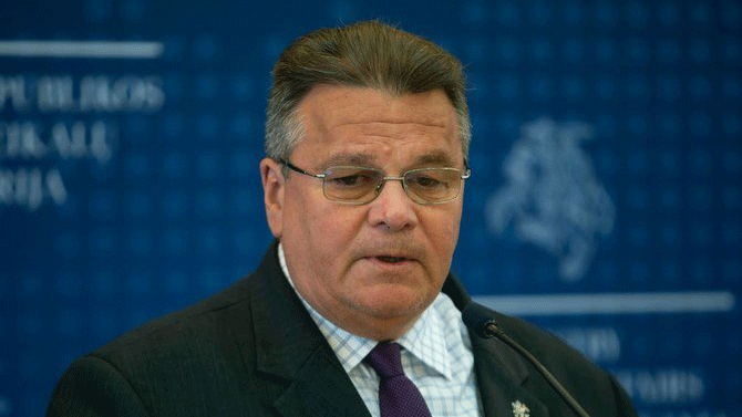 وزير الخارجية الليتواني، ليناس لينكفيسيوس