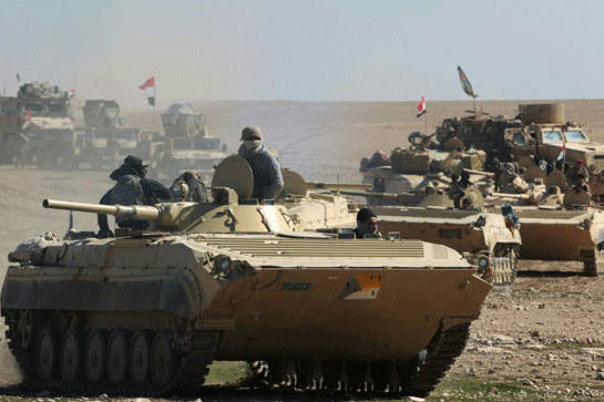 قوات عراقية تطارد خلايا داعش شمال شرق بغداد