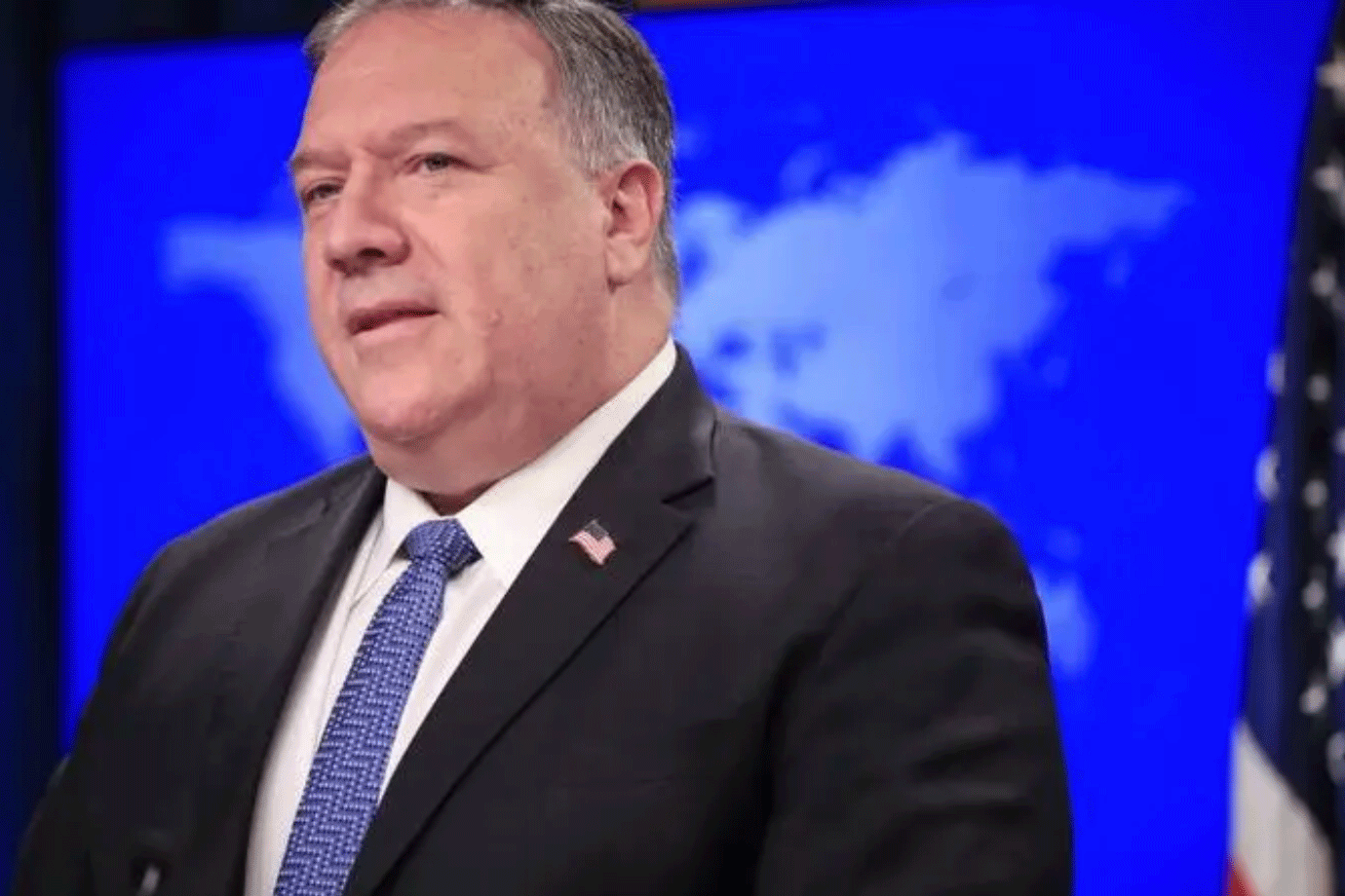 وزير الخارجية الأميركي مايك بومبيو يتحدث في واشنطن الخامس من أغسطس2020