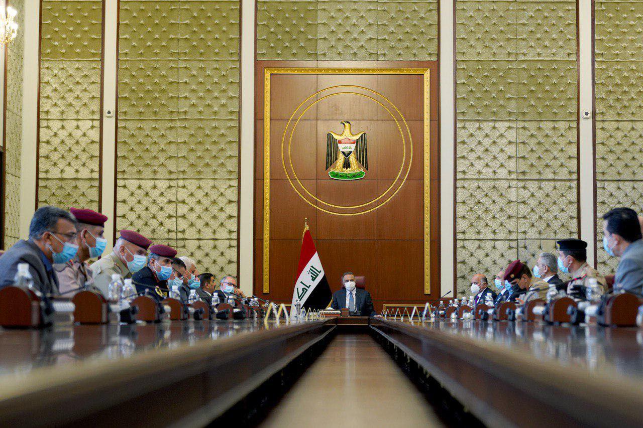 الكاظمي مترئساً اجتماع مجلس الامن الوطني العراقي