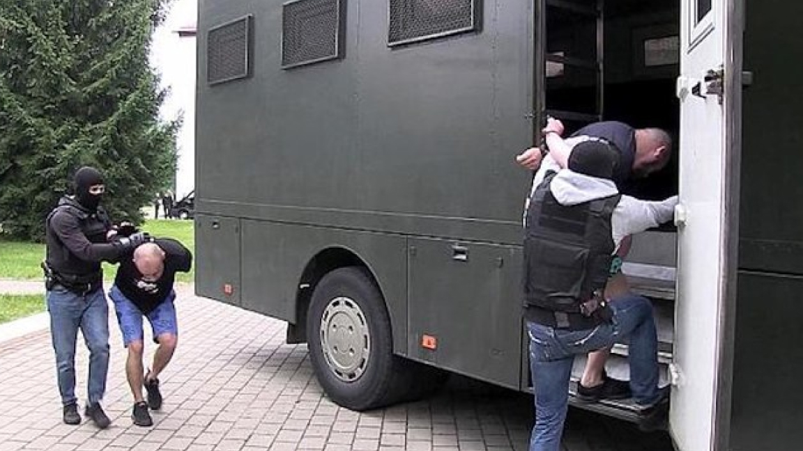 شرطة روسيا البيضاء تعتقل في 29 يوليو الماضي مرتزقة لروسيا حاولوا زعزعة النظام 
