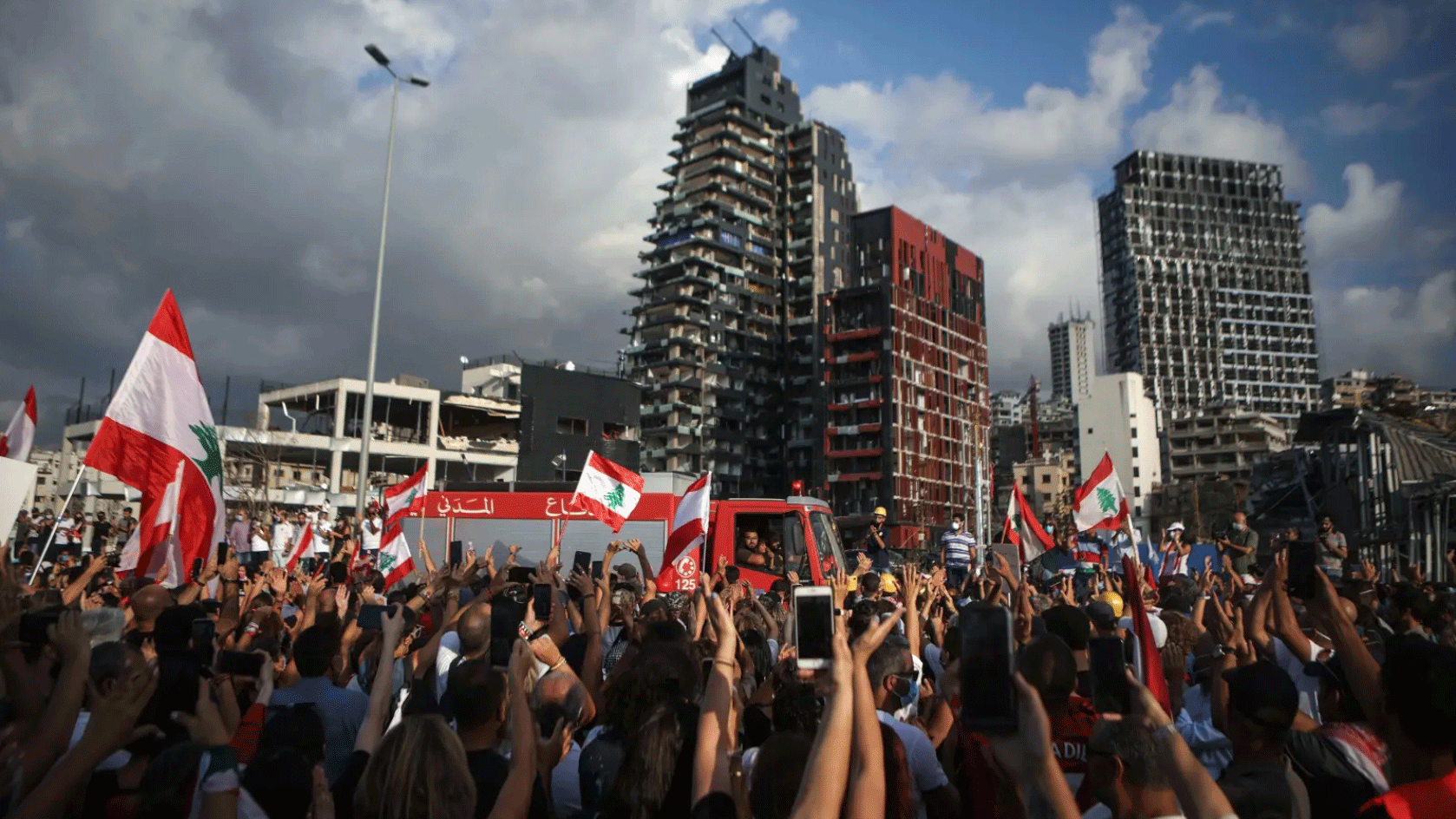 من تظاهرات خرجت مطالبة بمحاكمة المسؤولين عن انفجار بيروت