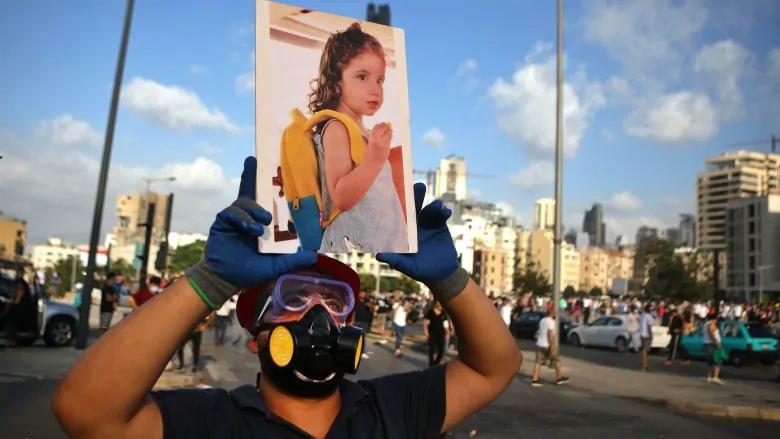 فراشة بيروت... ألكسندرا نجار، ابنة الثلاثة أعوام التي توفيت في انفجار المرفأ. تحمل ألكسندرا الجنسية الكندية.