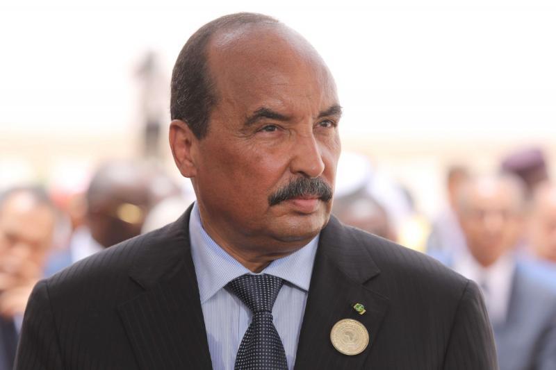 الرئيس الموريتاني السابق محمد ولد عبد العزيز في صورة أرشيفية