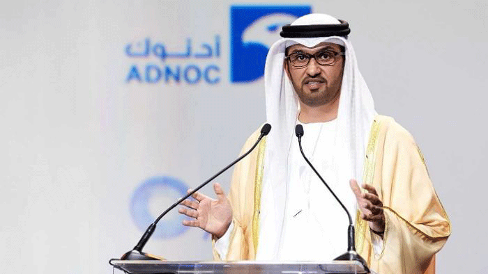 الدكتور سلطان بن أحمد الجابر وزير الدولة الإماراتي الرئيس التنفيذي لشركة بترول أبوظبي الوطنية 