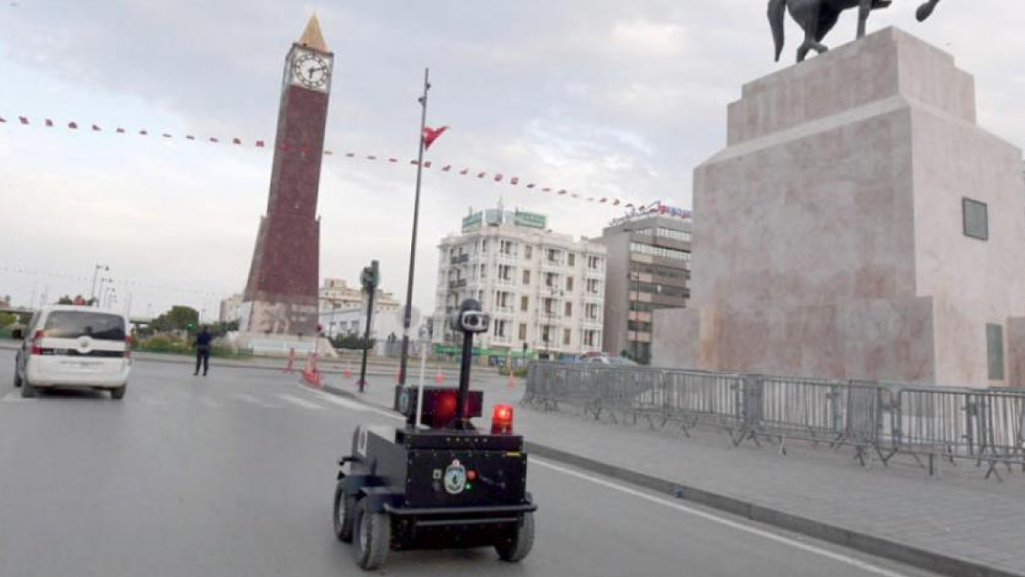 صورة أرشيفية لدورية للشرطة التونسية 