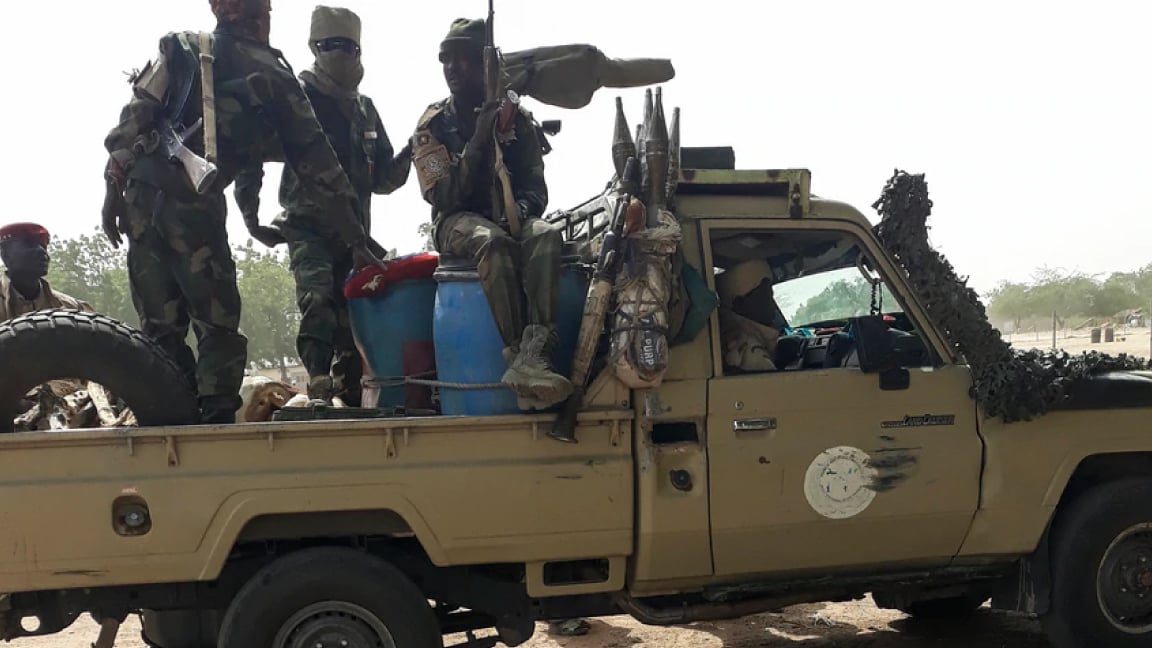 جنود تشاديون عائدون من جولة قتال ضد بوكو حرام في يناير الماضي 