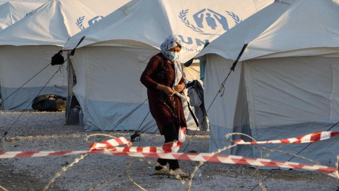 مخيمات للاجئين على حدود تركيا مع أوروبا