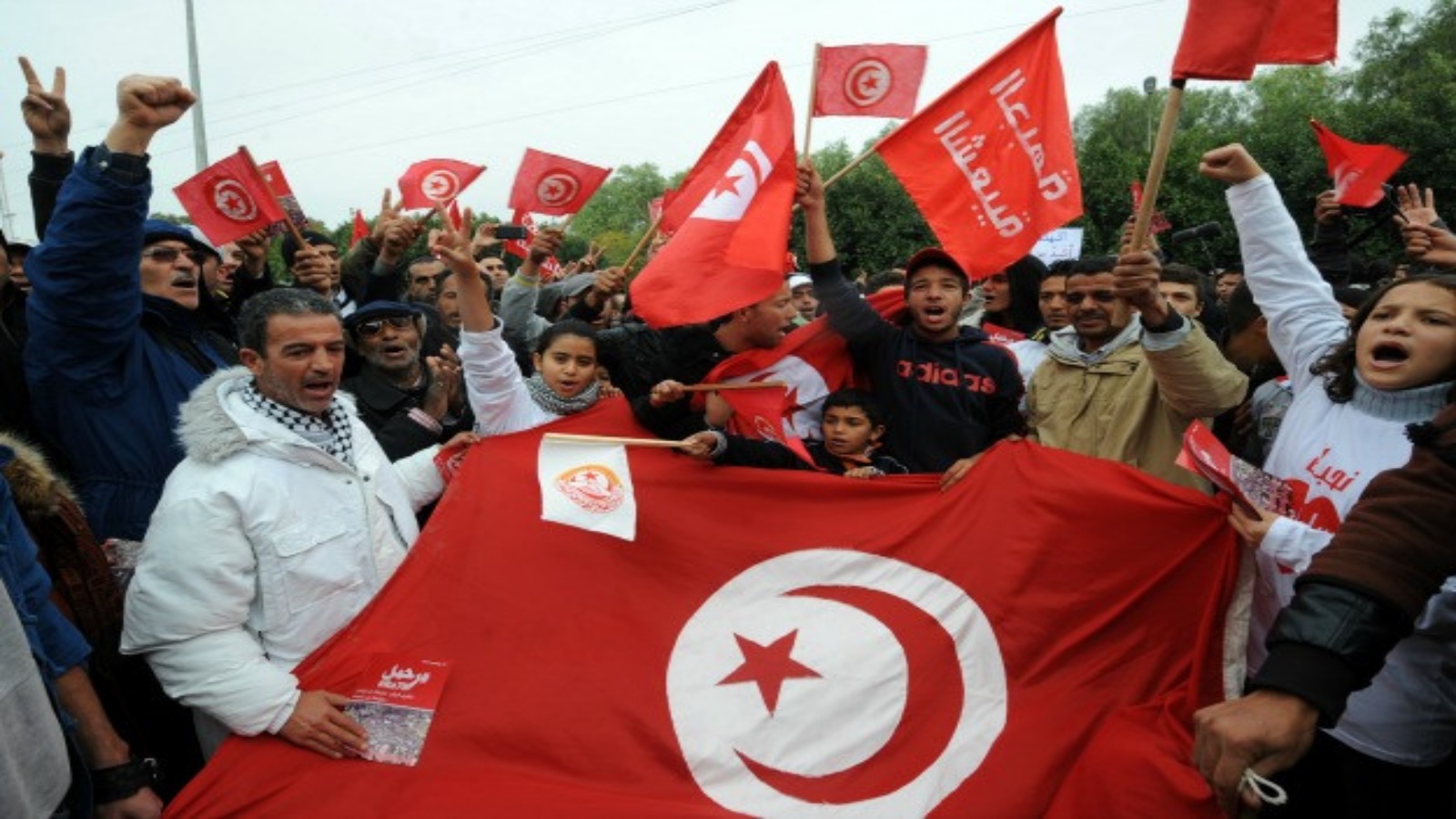 تظاهرة في تونس. أ ف ب