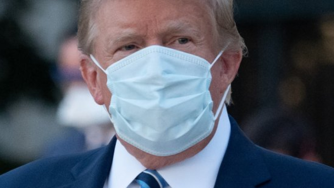الرئيس الأميركي دونالد ترمب بعد إصابته بفيروس كورونا