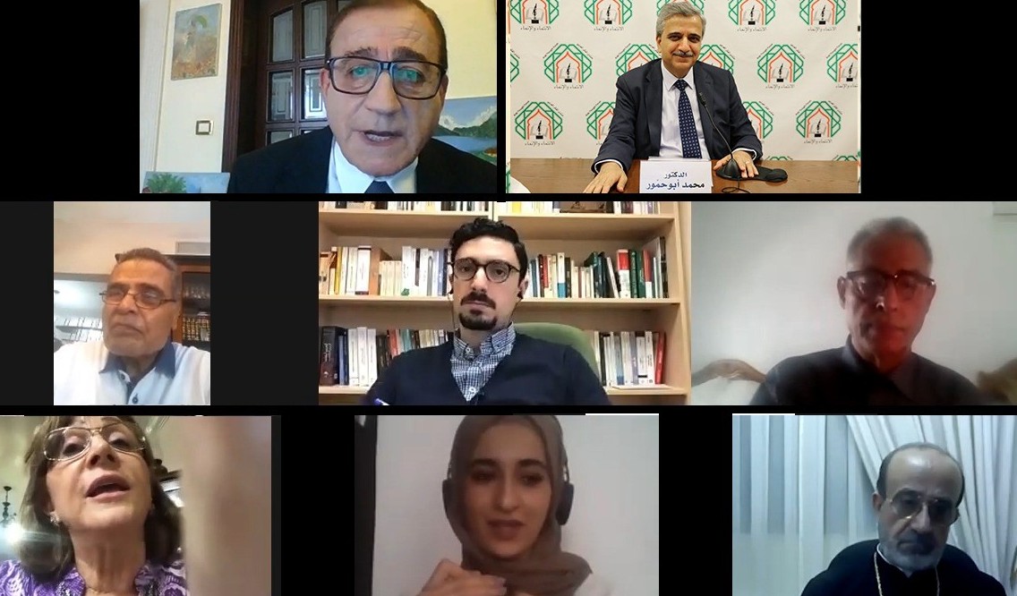 عدد من المشاركين في ندوة منتدى الفكر العربي في عمّان 