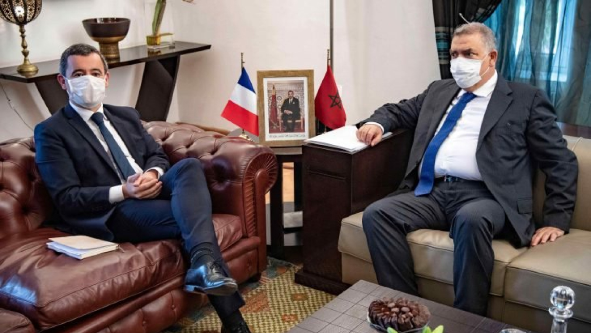 وزير الداخلية الفرنسي جيرالد دارمنان ,نظيره المغربي عبد الوافي لفتيت في الرباط الجمعة
